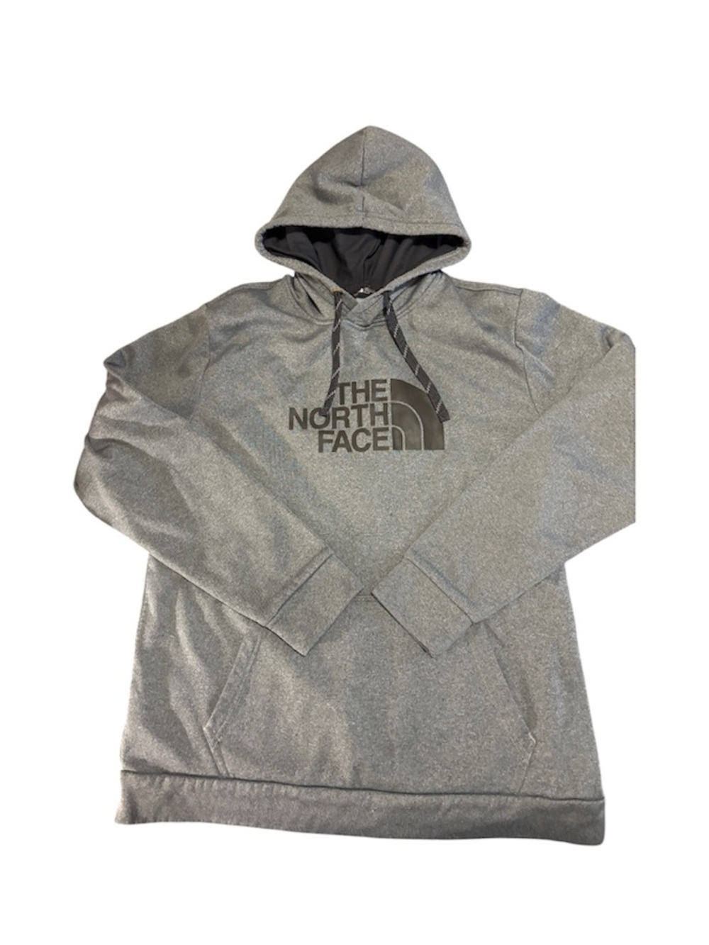 The North Face Men's Heather Gray Logo Pullover Hoodie